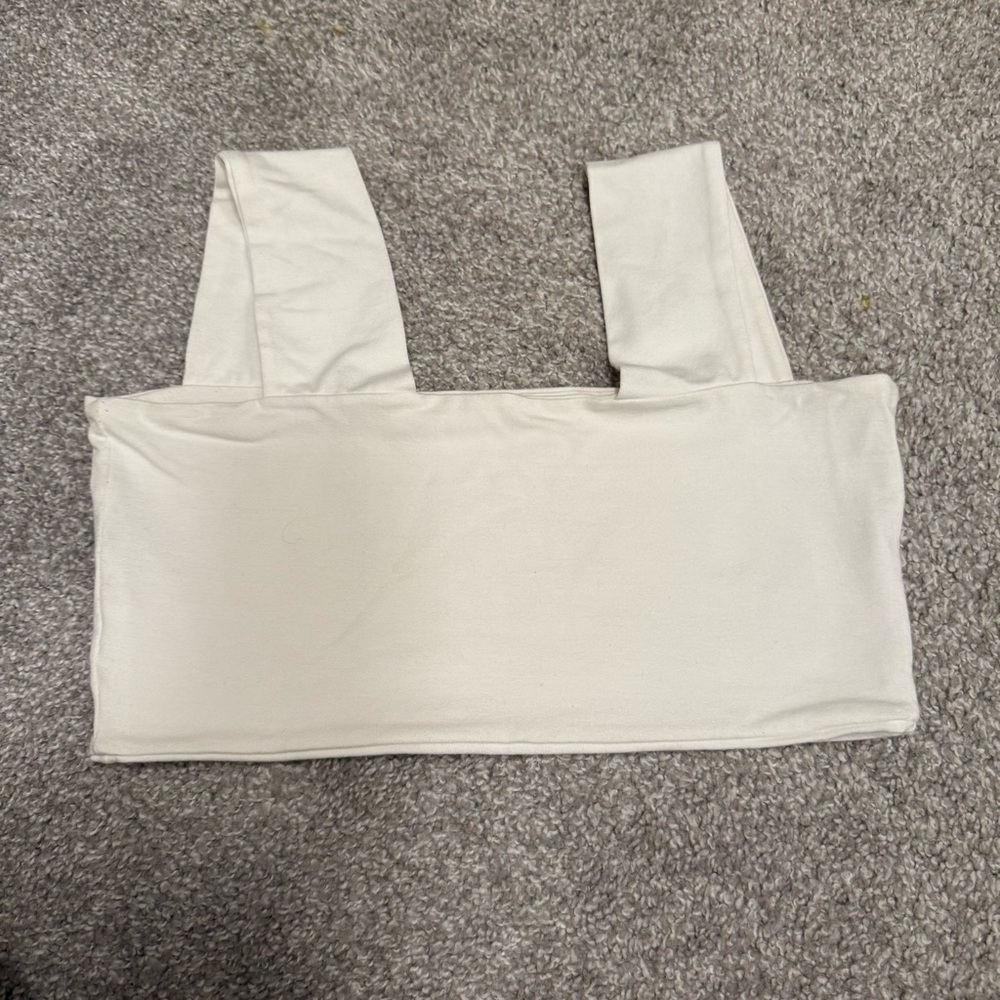 FARM Rio White Crop Top